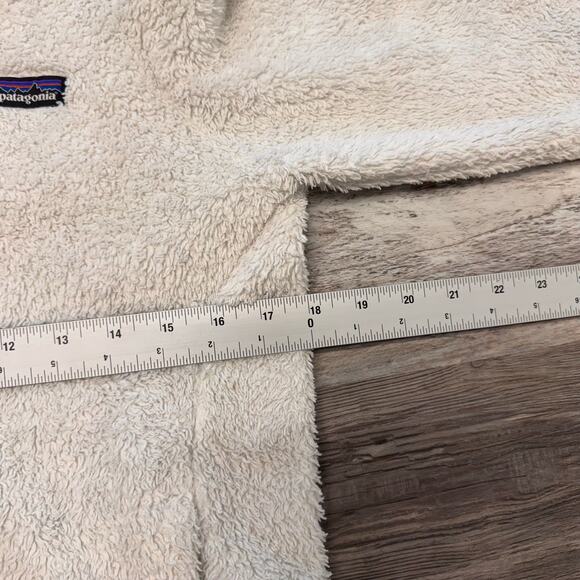 Patagonia Jacket Los Gatos Fleece Birch White Girls XL 1/4 Zip Mock Neck Youth - Picture 5 of 7